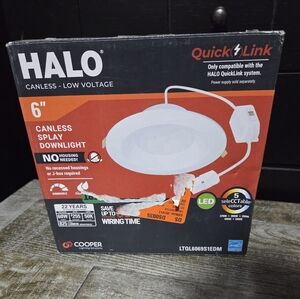 HALO 6" Canless Splay LED Downlight, model LTQL6069S1EDM